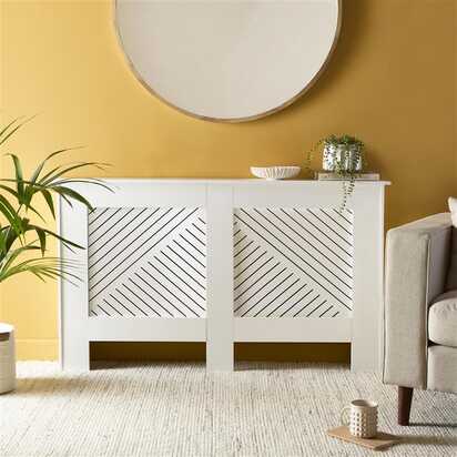 Jack Large Radiator Cover - White