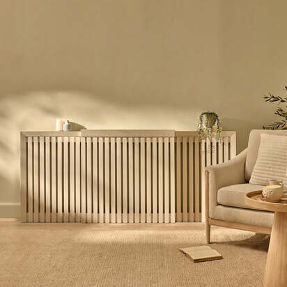 Merida Extending Radiator Cover - Oatmeal