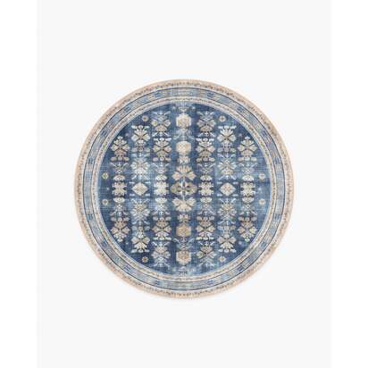 Pradera Navy Rug - 185 Round cm - All-In-One Rug
