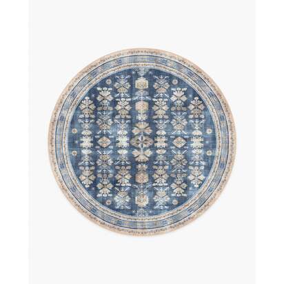 Pradera Navy Rug - 245 Round cm - All-In-One Rug