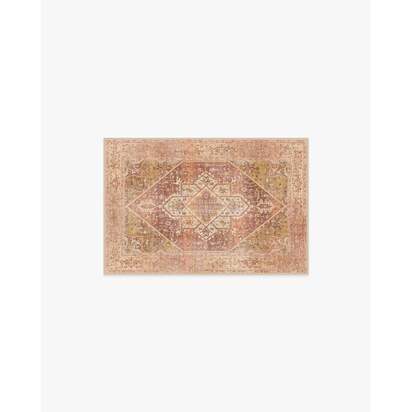 Santiago Coral & Gold Rug - 60 x 90 cm - All-In-One Rug