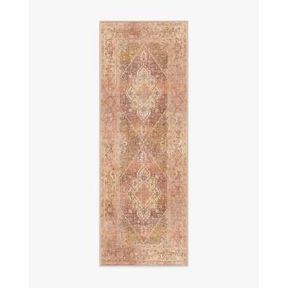 Santiago Coral & Gold Rug - 75 x 215 cm - All-In-One Rug