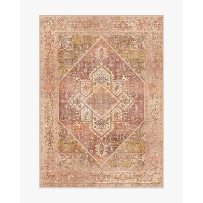 Santiago Coral & Gold Rug - 150 x 215 cm - All-In-One Rug