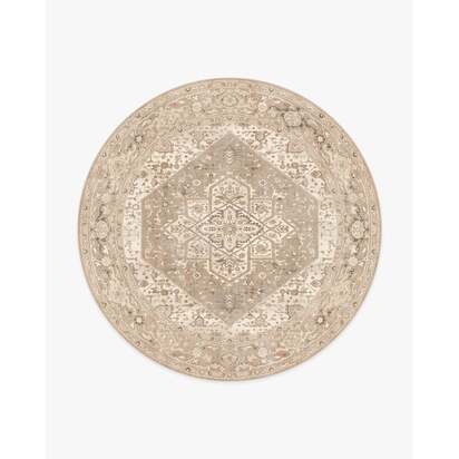 Santiago Grey & Hazel Rug - 245 Round cm - All-In-One Rug