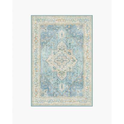 Santiago Blue & Cream Rug - 120 x 185 cm - All-In-One Rug