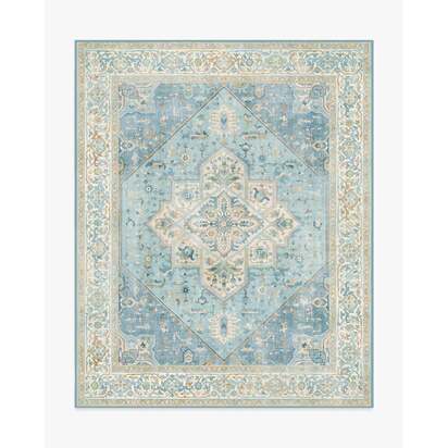 Santiago Blue & Cream Rug - 245 x 305 cm - All-In-One Rug