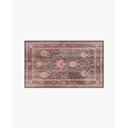 Serafina Coral & Burgundy Rug - 90 x 150 cm - All-In-One Rug