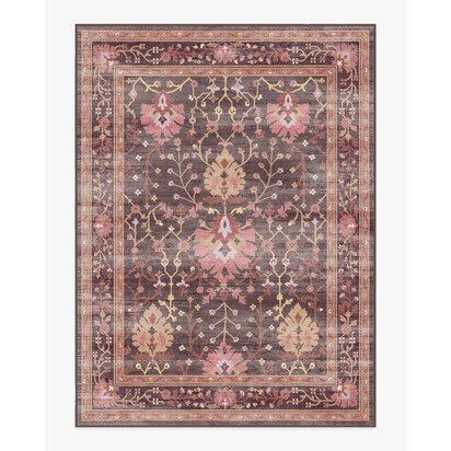 Serafina Coral & Burgundy Rug - 275 x 365 cm - All-In-One Rug