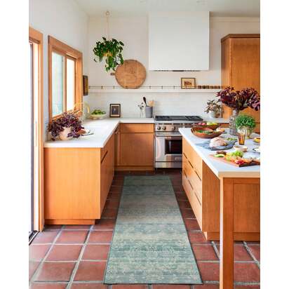Dara Soft Teal Rug - 150 x 215 cm - All-In-One Rug