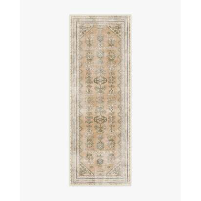 Pradera Sandstone Flatwoven Rug - 75 x 215 cm - Rug + Pad System