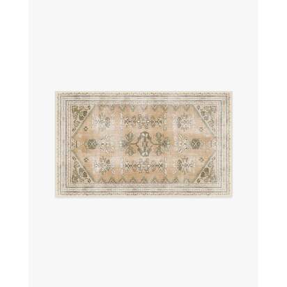 Pradera Sandstone Flatwoven Rug - 90 x 150 cm - Rug + Pad System