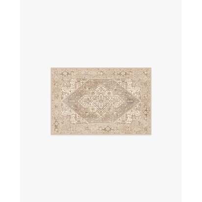 Santiago Grey & Hazel Flatwoven Rug - 60 x 90 cm - Rug + Pad System