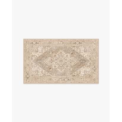 Santiago Grey & Hazel Flatwoven Rug - 90 x 150 cm - Rug + Pad System