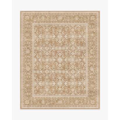 Ophelia Natural Flatwoven Rug - 245 x 305 cm - Rug + Pad System
