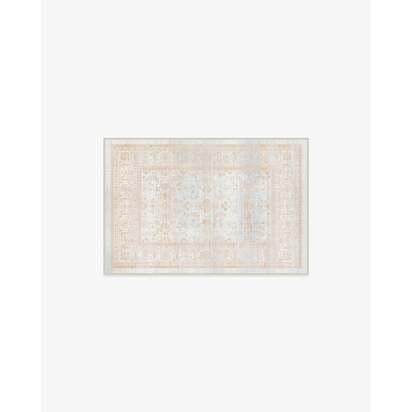 Ophelia Sand & Blue Flatwoven Rug - 60 x 90 cm - Rug + Pad System