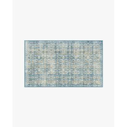 Sierra Blue Flatwoven Rug - 90 x 150 cm - Rug + Pad System