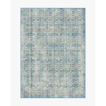 Sierra Blue Flatwoven Rug - 150 x 215 cm - Rug + Pad System