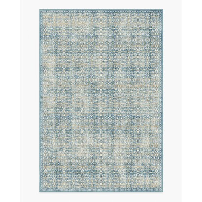 Sierra Blue Flatwoven Rug - 185 x 275 cm - Rug + Pad System