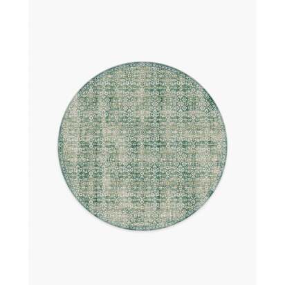 Sierra Sage Flatwoven Rug - 185 Round cm - Rug + Pad System