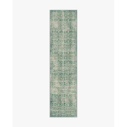 Sierra Sage Flatwoven Rug - 75 x 305 cm - Rug + Cushioned Pad System