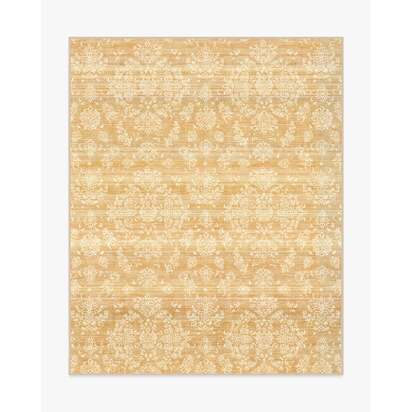 Dara Ochre Flatwoven Rug - 245 x 305 cm - Rug + Pad System