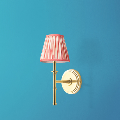 Single chukka rechargeable wall fitting in antique brass