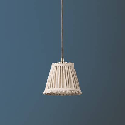 18cm pendant bloomer shade in natural linen