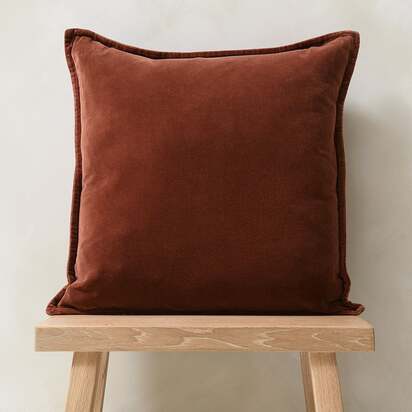 Velvet Brick Cushion - Home Accessories - The Cotswold Company