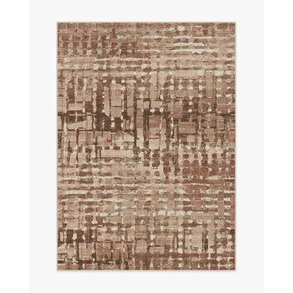 Brooklyn Copper Clay Flatwoven Rug by Architectural Digest - 200 x 290 cm - Rug + Cushioned Pad System