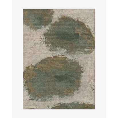 Jorda Bronze Natural Flatwoven Rug by Architectural Digest - 200 x 290 cm - Rug + Cushioned Pad System