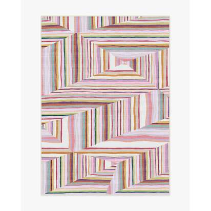 Riviera Multicolour Outdoor Rug - 150 x 215 cm - Rug + Pad System