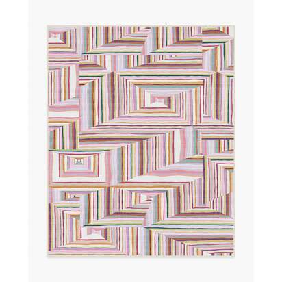 Riviera Multicolour Outdoor Rug - 245 x 305 cm - Rug + Pad System