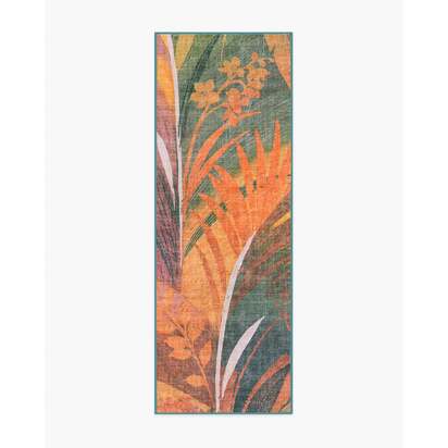 Palmera Multicolour Outdoor Rug - 75 x 215 cm - Rug + Pad System
