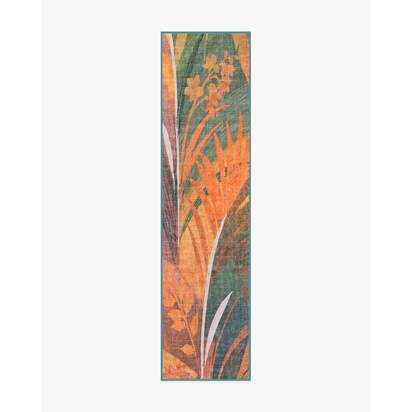 Palmera Multicolour Outdoor Rug - 75 x 305 cm - Rug + Pad System