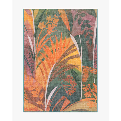 Palmera Multicolour Outdoor Rug - 150 x 215 cm - Rug + Pad System