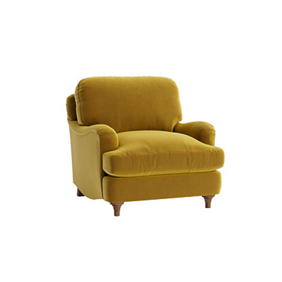 Loaf | Jonesy | Armchair | Yellow Velvet | Honey Pot