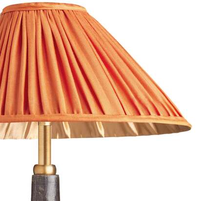 30cm extreme empire shade in Persimmon silk