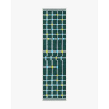 Nano Green Flatwoven Rug - 75 x 305 cm - Rug + Pad System