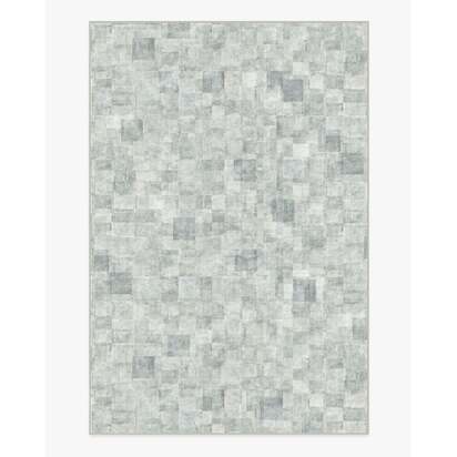 Uma Grey Flatwoven Rug - 185 x 275 cm - Rug + Pad System
