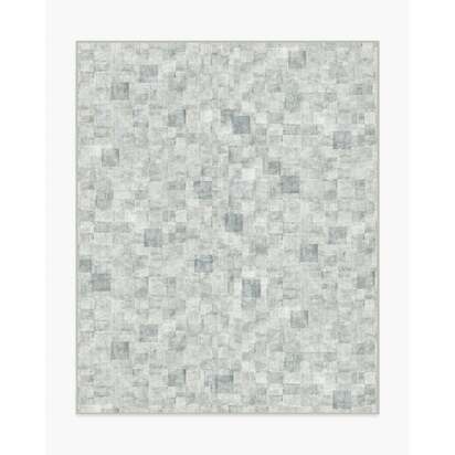 Uma Grey Flatwoven Rug - 245 x 305 cm - Rug + Cushioned Pad System