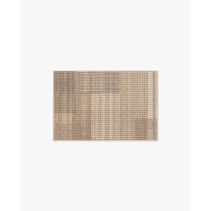 Eira Beige Flatwoven Rug - 60 x 90 cm - Rug + Pad System