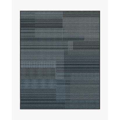 Eira Charcoal Flatwoven Rug - 245 x 305 cm - Rug + Pad System