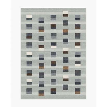 Pezzo Grey Flatwoven Rug - 150 x 215 cm - Rug + Pad System
