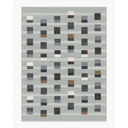 Pezzo Grey Flatwoven Rug - 275 x 365 cm - Rug + Cushioned Pad System