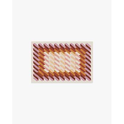 Echo Auburn Flatwoven Rug - 60 x 90 cm - Rug + Pad System