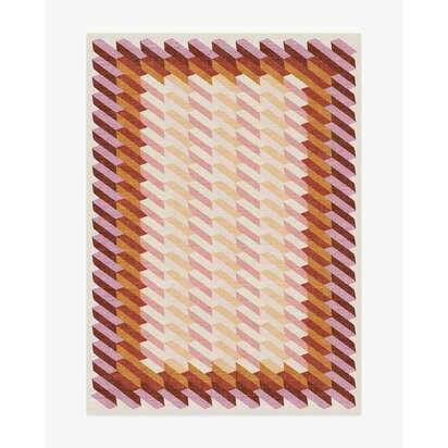 Echo Auburn Flatwoven Rug - 150 x 215 cm - Rug + Pad System