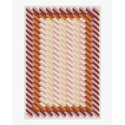 Echo Auburn Flatwoven Rug - 200 x 290 cm - Rug + Cushioned Pad System