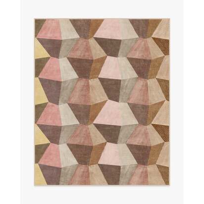 Rhea Beige Flatwoven Rug - 245 x 305 cm - Rug + Pad System