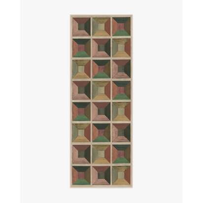 Hedra Soft Auburn Flatwoven Rug - 75 x 215 cm - Rug + Pad System