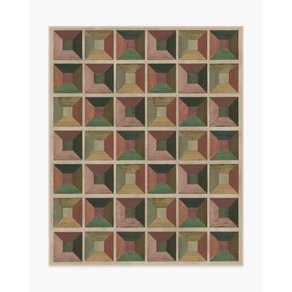 Hedra Soft Auburn Flatwoven Rug - 245 x 305 cm - Rug + Pad System